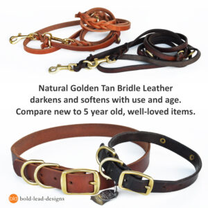 tan leather new vs aged 1